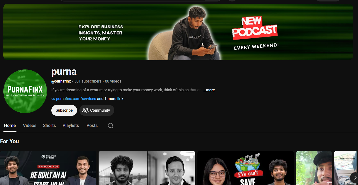 PurnaFinX Podcast